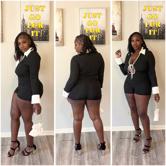 Feeling Sharp romper