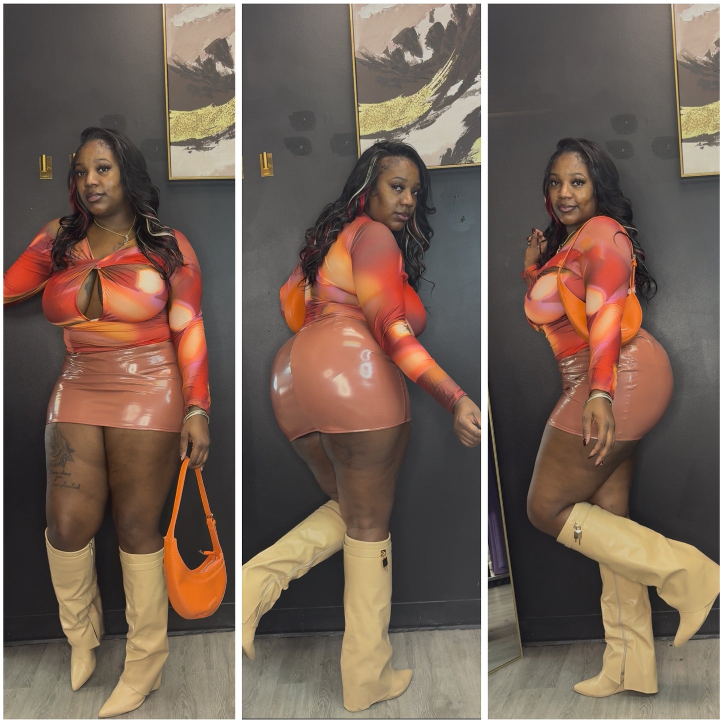 Just peachy set